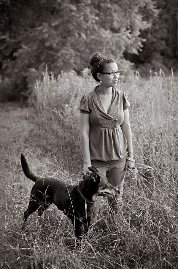 © Alice G Patterson Photography | Daily Dog Tag |Lifestyle-senior-portrait with rescue dog