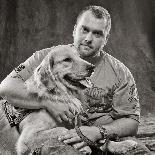 Veteran and service dog, Patriot Rovers