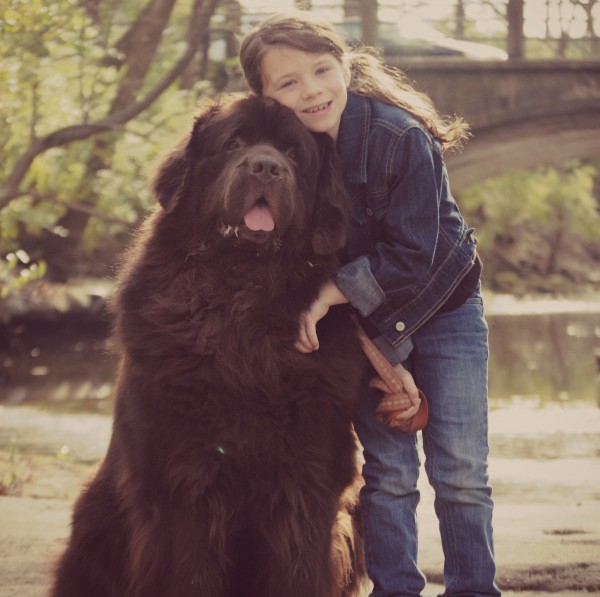 © Jen @ My Brown Newfies, girl-and-her-dog