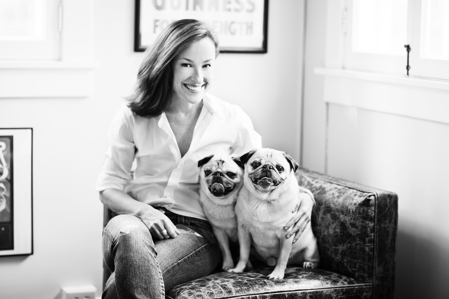 © April O' Hare Photography, | Daily Dog Tag | Woman and  Pugs