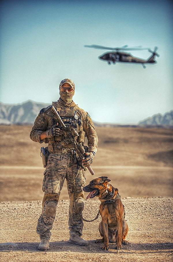 © G Dhiman Photography | Daily Dog Tag | Military Working Dog, Solider, Helicopter