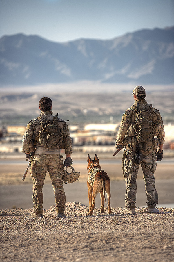 © G Dhiman Photography | Daily Dog Tag | Military Working Dog and US Troops