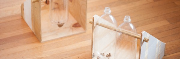 DIY treat toy dispenser