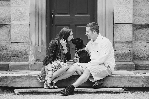 © Jenny Karlsson Photography | Daily Dog Tag | Pittsburgh-engagement-photos-with-dog