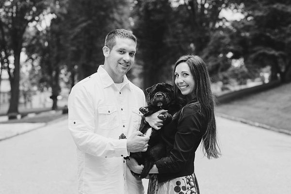 © Jenny Karlsson Photography | Daily Dog Tag | handsome-therapy-dog, engagement pictures with dog