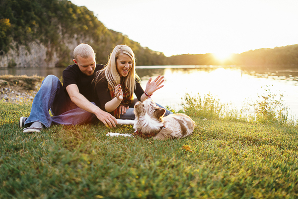 © Erin Morrison Photography | fall family photos with dog, on location pet photography, lifestyle family portraits
