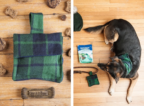 The Daily Dog Tag | DIY fabric treat bags, mad for plaid, Natural Balance treats