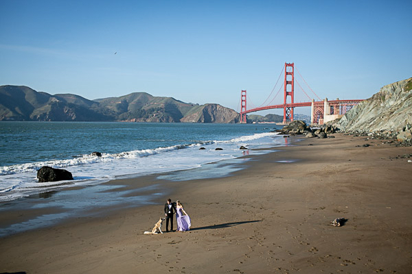 Golden Gate Bridge, engagement photos, Husky, 