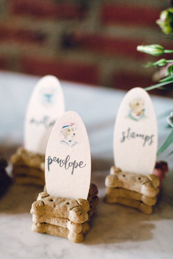 Doxie wedding place cards