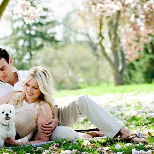 How to Include Dogs In Engagement Photos
