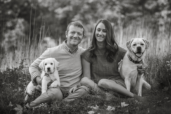lifestyle engagement pictures with dogs