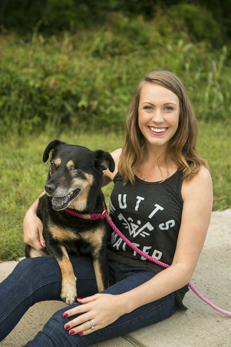 Winks & Whiskers, cute clothes for dog lovers founder and her dog, ©Mandy Whitley Photography | Nashville Pet Photographer