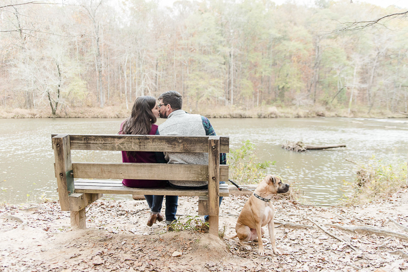 ©Heather K Cook Photography | Atlanta dog friendly engagement portraits