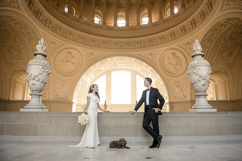 dog-friendly wedding venue, San Francisco City Hall