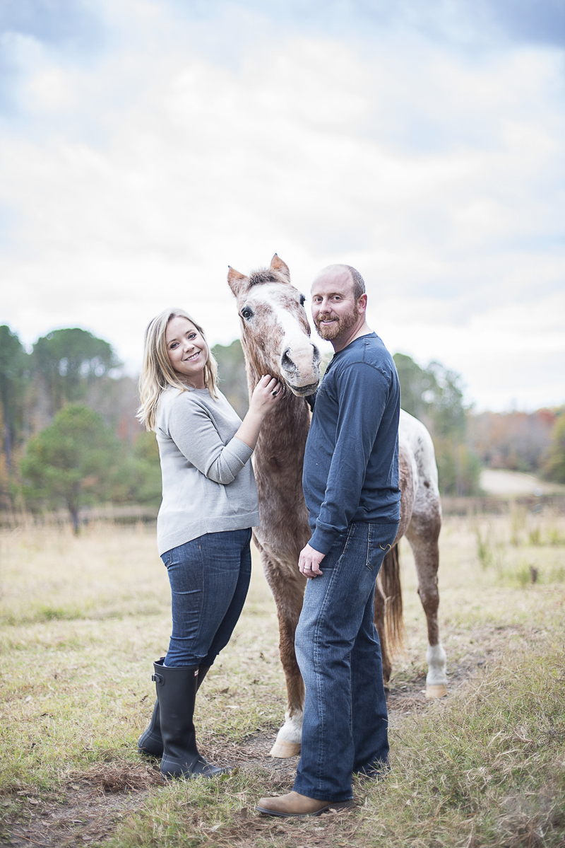 couple and a horse, Appaloosa, ©Alicia Hite Photography | equine photography