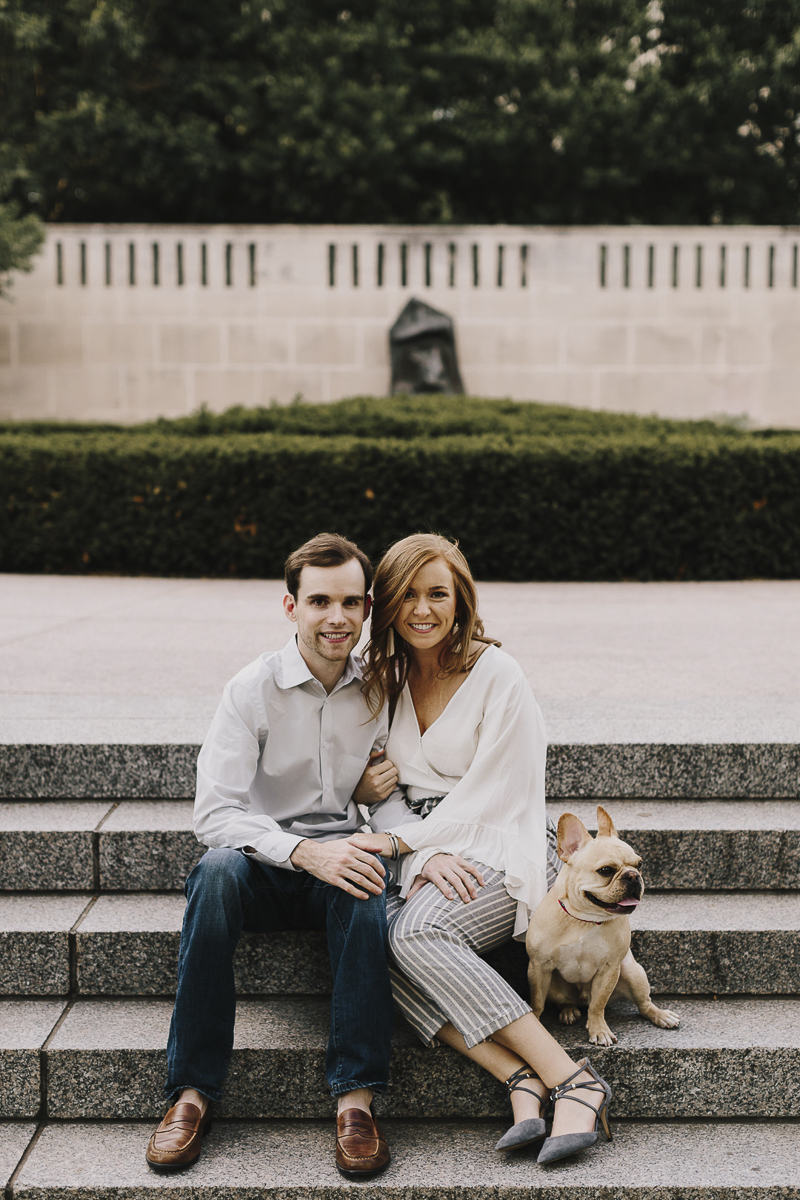 ©Alyssa Barletter Photography | engagement photos with a Frenchie