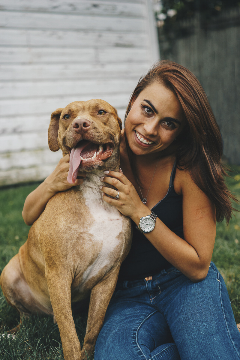 woman and her dog, lifestyle dog photography, Pit bull advocacy | ©Heck Designs and Photography