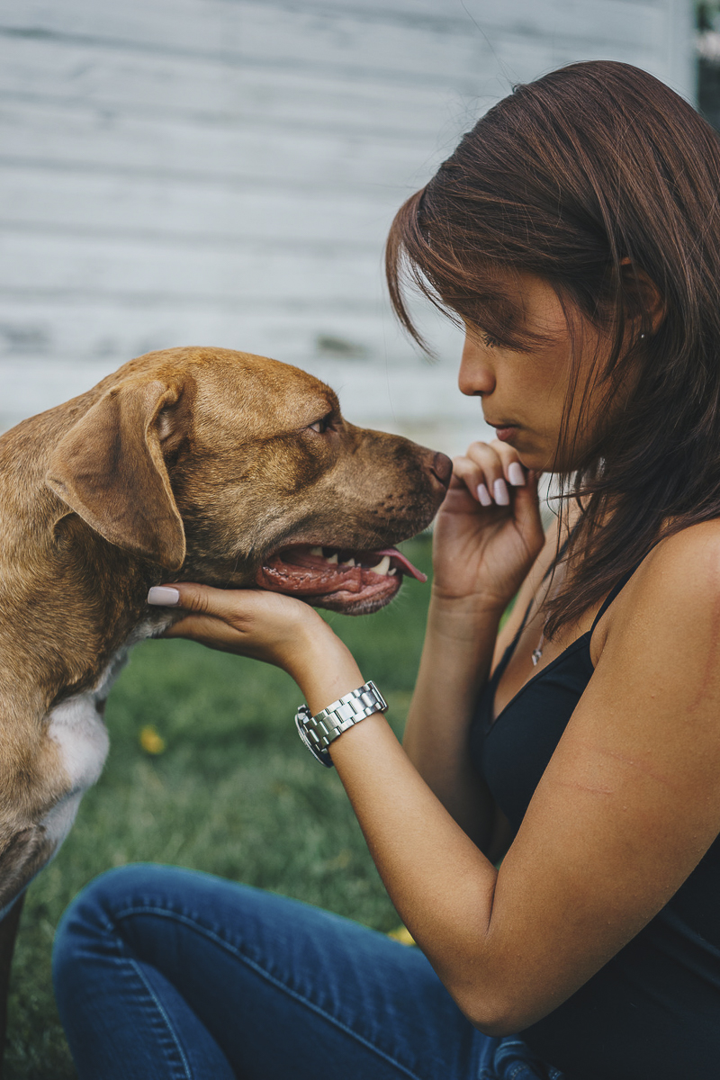 love between dogs and humans, lifestyle dog photography, Pit bull advocacy | ©Heck Designs and Photography