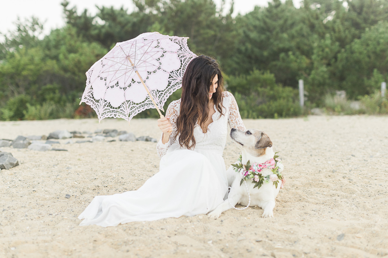 "mommy and me session" lifestyle dog and human portraits, woman and her dog on the beach ©Kelly Sea Images | NJ lifestyle dog and portrait photography