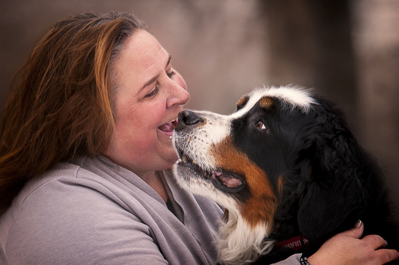 #agirlandherdog, end of life session with Bernese Mountain Dog, dog mom ©Noses and Toes Photography, Spokane lifestyle dog photography