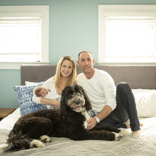 Happy Tails:  Dog-friendly In-Home Newborn Photography