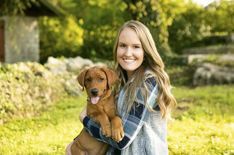 puppy love, celebrate your new best friend with a lifestyle portrait session | ©Mandy Whitley Photography