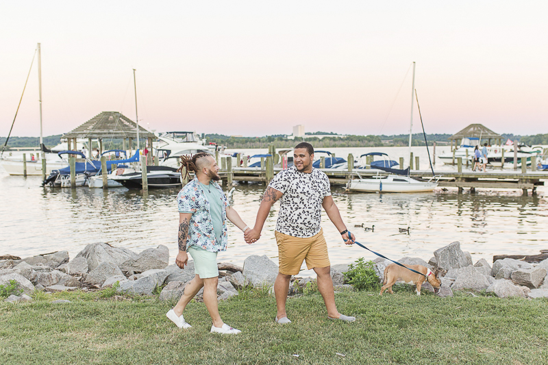 romantic photography session, Old Town Alexandria | ©Megan Rei Photography | lifestyle dog photography,