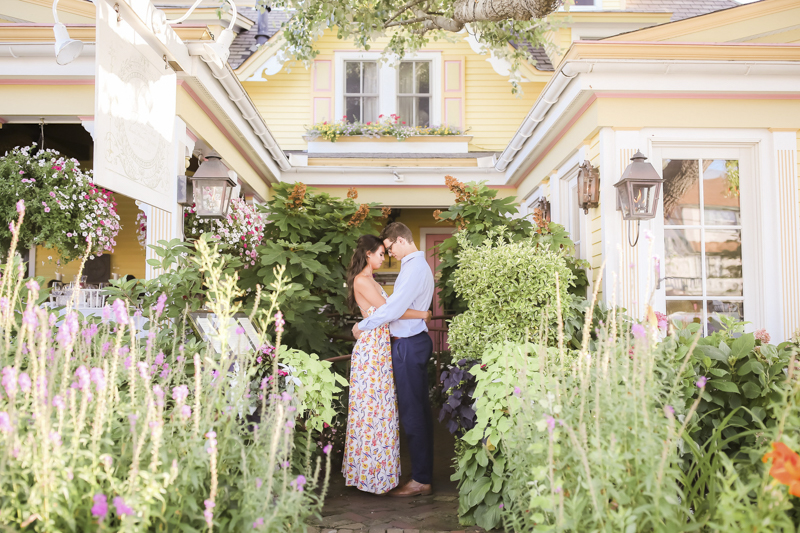 ©Idalia Photography | couple in front of the Gables, romantic engagement photography