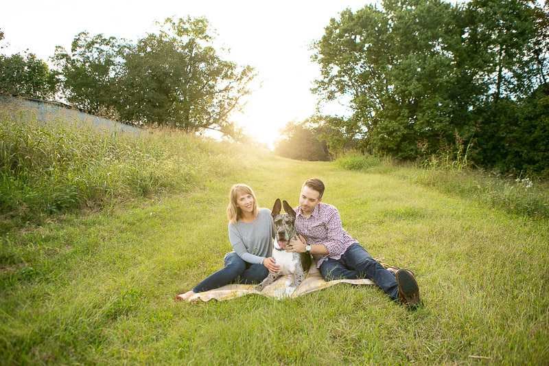 family portraits, couple and their dog, ©Mandy Whitley Photography | celebrating the bond between pets and people