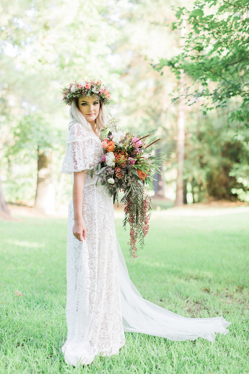 bridal portraits, Woodville, Texas | © R and M Bledsoe Photography | Houston wedding photography