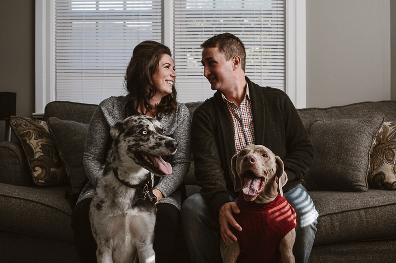 Happy Tails: In Home Lifestyle Session With Dogs