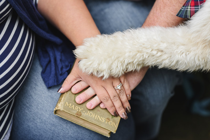 paw and hands, To Have & To Hold book | ©Stephanie West Photography 