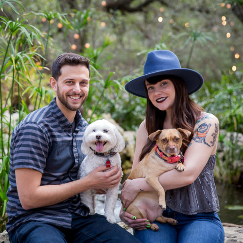 Engaging Tails:  Penny and Bear | Driftwood, Texas