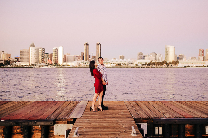couple on the pier, ©misterdebs photography |