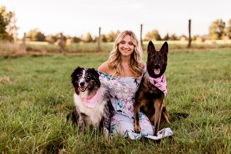 girl and her dogs, woman's best friend ©Jasmine White Photography, lifestyle pet portraits, Princeton, WV