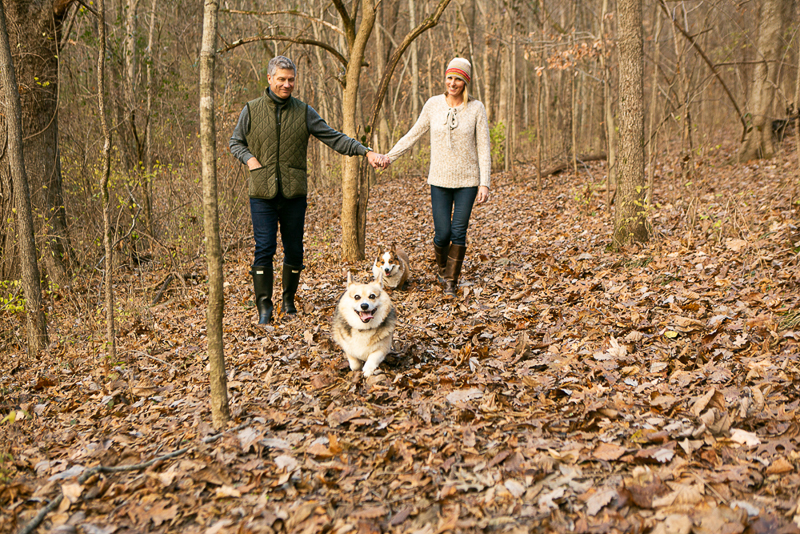 ©Mandy Whitley Photography, dog-friendly family photography, Nashville, TN, Corgi duo