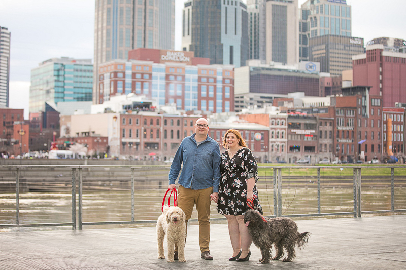 tips for including dogs in engagement photos | ©K Schulz Photography