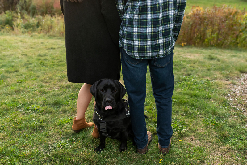 black lab with oversized tongue, dog-friendly engagement photos, ©Jess Sinatra Photography, New England wedding and engagement photographer