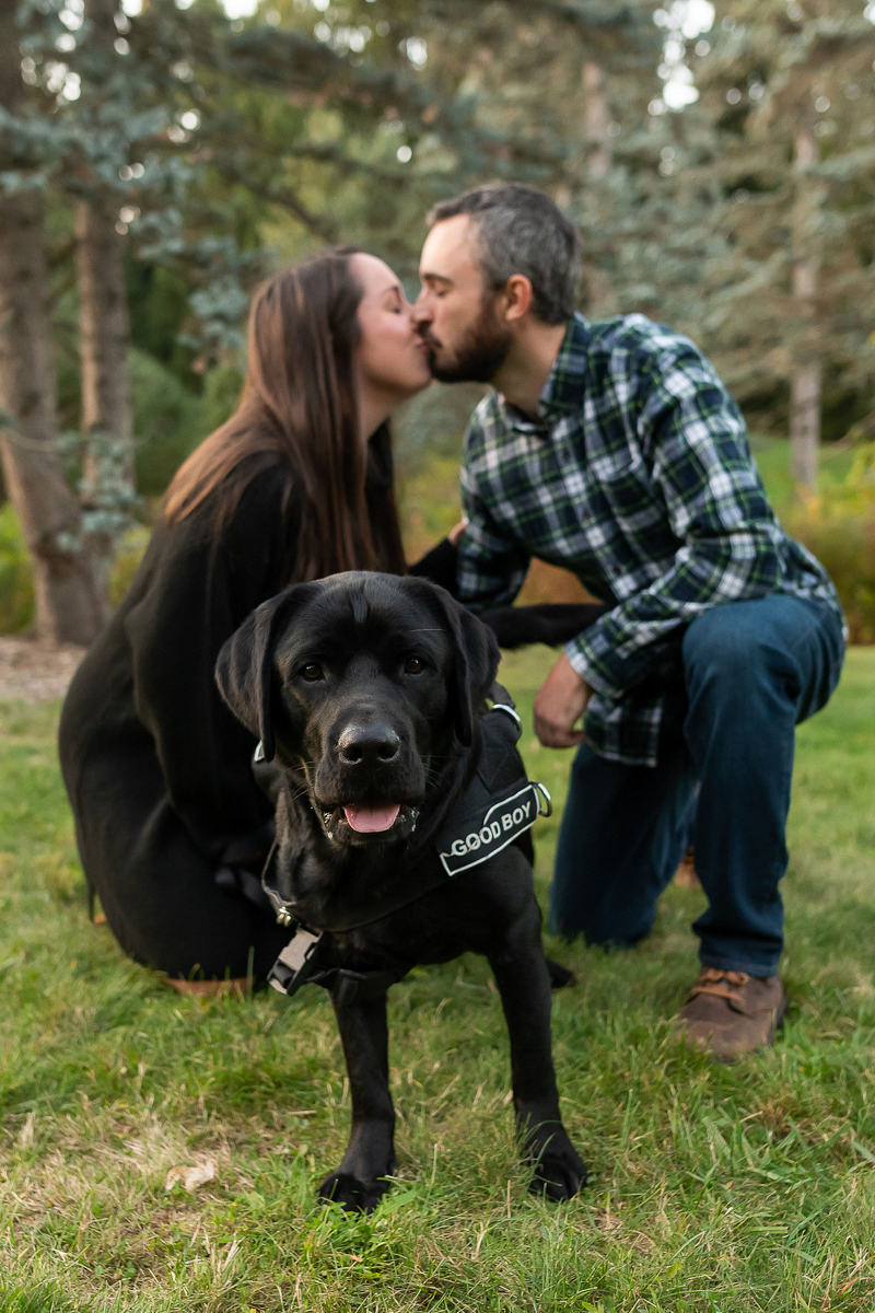 dog-friendly engagement session with a Black Lab, ©Jess Sinatra Photography | Boston, MA