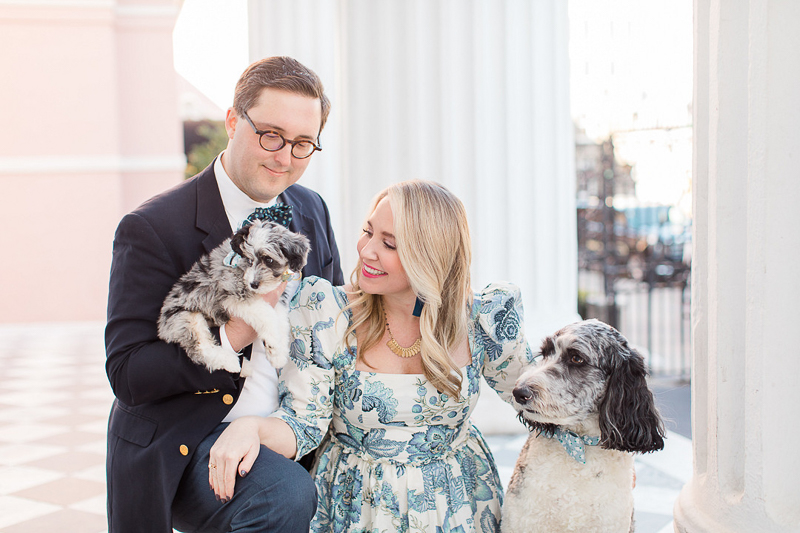 family portraits with Aussiedoodles | ©Christa Rene Photography
