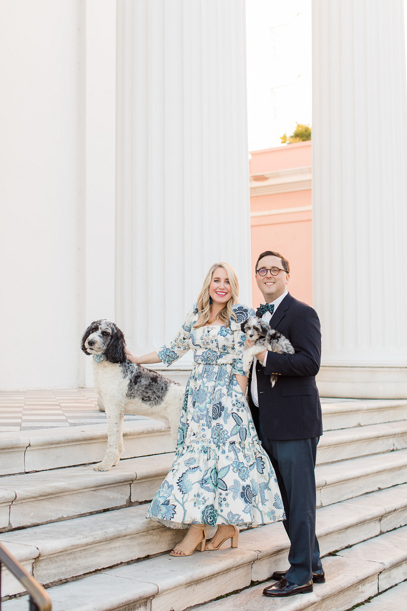 couple and their dogs, dog-friendly family photos | ©Christa Rene Photography