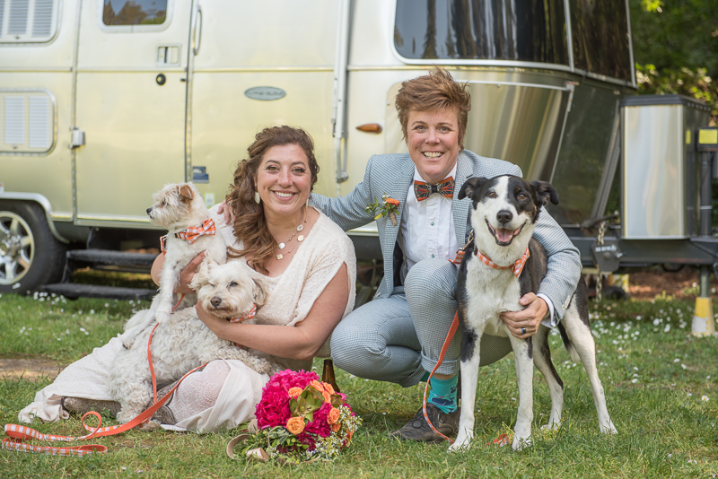 dog-friendly LGBTQ wedding, Rustically Romantic Darby Johnson Photography | Guerneville, CA
