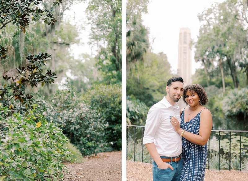 engagement session at Bok Tower Gardens, | ©Terrie Images