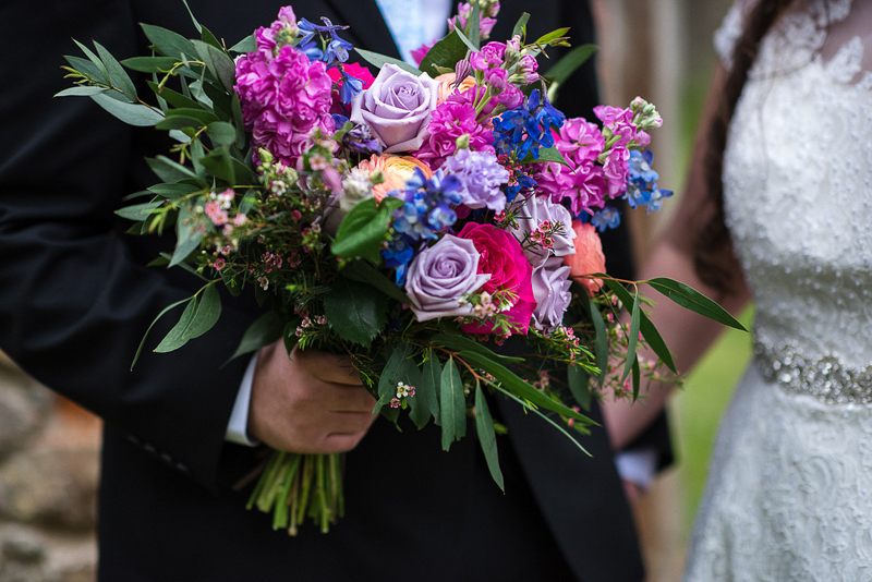 colorful bridal bouquet from Mimi Fleur Bespoke Floral Design | ©fleur challis photography