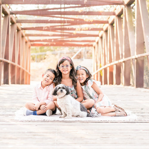 Happy Tails:  Dog-friendly Family Portraits | San Jose, CA