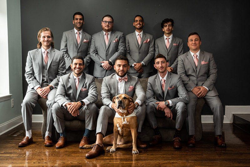 groomsmen, groom and the dog | ©ProPhoto By MK
